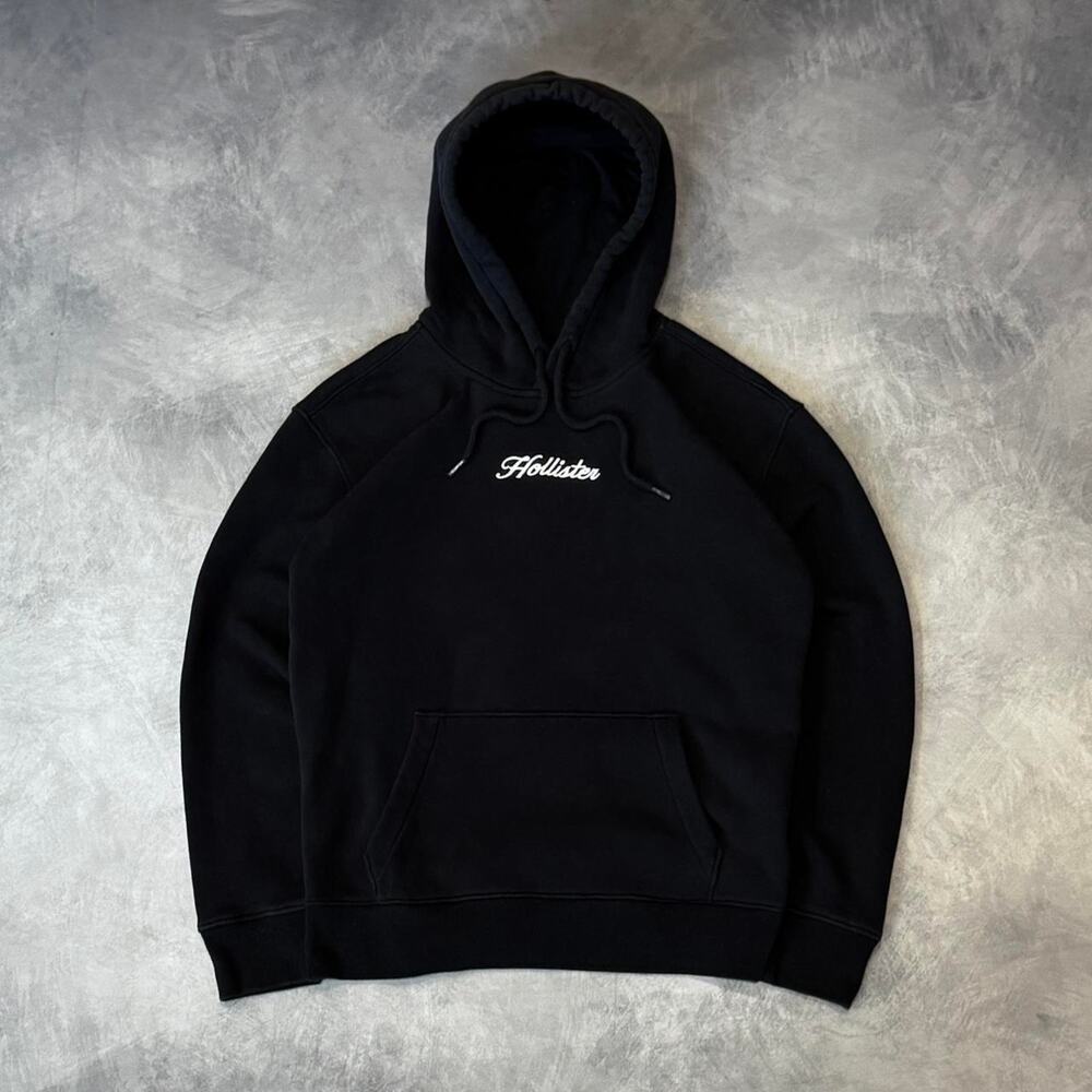 Black hollister co hoodie